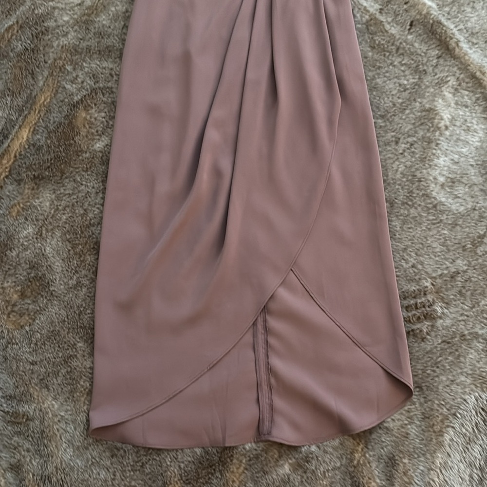Lulus Reinette Mauve Purple Midi Dress Small - Picture 4 of 12